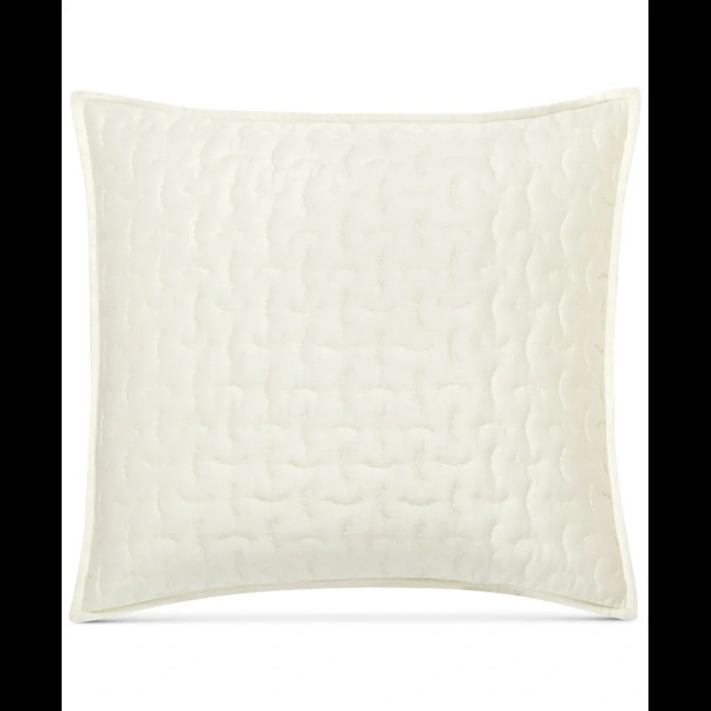 NEW Hotel Collection Connections Quilted European‎ Sham Case #91